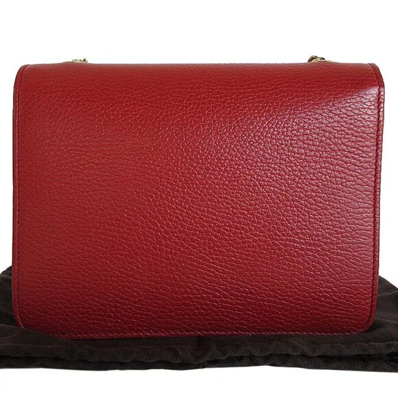Auth GUCCI Interlocking GCrossbody Shoulder Bag Red - Picture 3 of 12